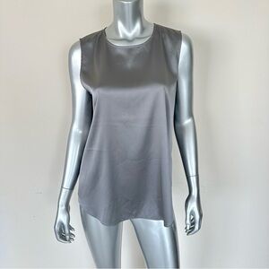 NEW!!! Eileen Fischer silk grey top size S